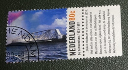 Nederland - NVPH - 1847 - 1999 - Gebruikt - Cancelled - Hoogtepunten 20e Eeuw - Deltawerken - Deltaplan - Tab - Used Stamps