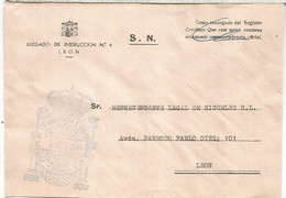 LEON CC FRANQUICIA JUZGADO DE INSTANCIA NUM 4 1987 - Franchise Postale