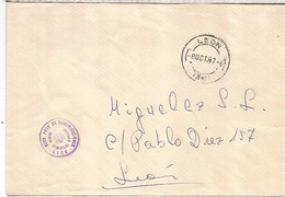 LEON CC FRANQUICIA SUBDIRECCION PROVINCIAL DE COMUNICACIONES - Franchigia Postale
