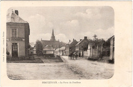 CPA Beauquesne La Porte De Doullens 80 Somme - Beauquesne