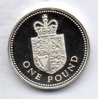 GREAT BRITAIN, 1 Pound, Silver, Year 1988, KM #954a, PROOF - 1 Pound