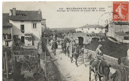 Cluny : Millénaire 1910, Cortège De L'entrée De Louis IX (Editeur Truchot, N°910) - Cluny