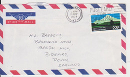 LETTER PAR AVION AIR MAIL NEW ZEALAND TO ENGLAND NICE STAMPS - Luchtpost