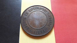BELGIQUE LIEGE MEDAILLE ATTRIBUEE 1911 41MM 25.7GR - Unternehmen