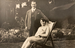 Belfast - Carte Photo - Couple Dans Un Jardin - Northern Ireland - Uk United Kingdom - Antrim