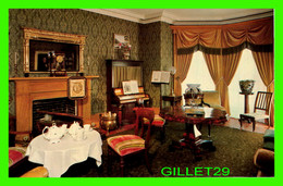 KINGSTON, ONTARIO - BELLEVUE HOUSE, LIVING ROOM, SET FOR AFTERNOON TEA - - Kingston