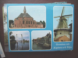 Nederland Holland Pays Bas Alphen Aan Den Rijn Met Molen En Kerk - Alphen A/d Rijn