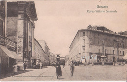 Genzano Roma Corso Vittorio Emanuele Caffé Nazionale, Carrozza R. Poste Genzano Animata - Otras Ciudades