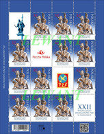 2021.09.30. XXII Congress Of The PZF -  Monument To John III Sobieski - MNH Sheet - Neufs