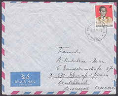 Ca0458 ZAIRE 1972. Mobutu Stamp On Mbuji-Mayi Cover To Germany - Usados