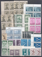 E0005 ARGENTINA, Small Lot Of 70+ MNH Stamps, Mostly Multiples - Collezioni & Lotti