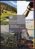 Liechtenstein / 2-2021 / Trails, PEN, SEPAC, Prince Hans / Philatelic Stamps Prospectus, Leaflet, Brochure - Otros & Sin Clasificación