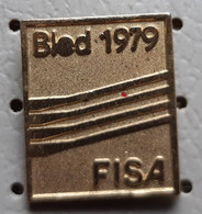 World Rowing  Championship Bled 1979 FISA SLOVENIA Ex Yugoslavia Pin - Rowing