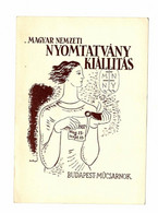 1937 Magyar Nemzeti Nyomtatvány Kiállítás, Budapest, Műcsarnok / IX - Őszi Lakberendezési és Háztartási Vásár - Budapest - Herdenkingsblaadjes