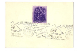 HUNGARY - DEBRECENI COLLEGIUM 1938 - Commemorative Sheets