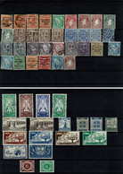 IRLANDE EIRE EIREANN Surcharge Lot Collection De 1922 à 1940 Et Jusqu'en 1961 Et Plus - Lots & Serien