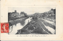 1911 - Rive De Gier - Le Canal Et Le Pier - Rive De Gier