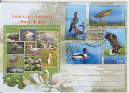 2021,  Moldova  , Lower Prut ”Biosphere Reserve” , Birds , Privat FDC - Non Classificati