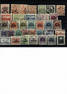 POLOGNE POLAND POLSKA Surcharge GDANSK Lot Collection Avant 1940 Et Service - Collections