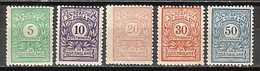 BULGARIA - 1919 - Timbres-taxe - (postage Due) - Deuxième édition- 5v** - Segnatasse