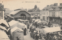 76 - YERVILLE - Le Marché - Yerville