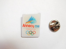 Beau Pin's , JO Jeux Olympiques , Annecy Ville Candidate 2018 , ATTENTION : Pointe Recollée - Olympic Games