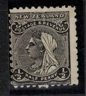 NZ 1882 1/2d Black SSF P10x11 SG 227 HM #BSG5 - Nuevos