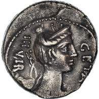 Monnaie, Hosidia, Denier, Rome, TTB, Argent, Crawford:407/2 - Republic (280 BC To 27 BC)