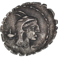 Monnaie, Papia, Denier, Roma, TTB+, Argent, Crawford:384/1 - Röm. Republik (-280 / -27)