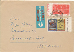 Italy Cover Sent Air Mail To Germany 18-5-1962 - 1961-70: Marcophilie
