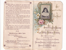 Heiligenprentje - La Bienheureuse Julie Billiart - Fondatrice Des Soeurs De Notre-Dame De Namur - 1907 - Religión & Esoterismo