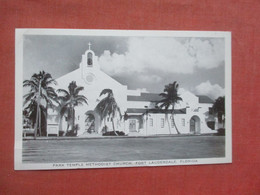 Park Temple Methodist Church     Fort Lauderdale  Florida > Fort Lauderdale   Ref 5194 - Fort Lauderdale