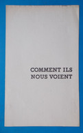 Vichy France Propaganda - Anti-British Leaflet / Dépliant Anti-britannique / Anti-britisches Flugblatt - 1939-45