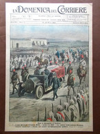 Copertina Domenica Corriere Nr. 11 Del 1923 Tarhuna Resti Del Colonnello Billia - Sonstige