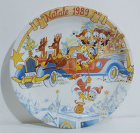 I100451 Piatto Natalizio Walt Disney - Buon Natale 1989 - Guido Scala - Decorazioni Natalizie