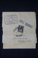 ESPAGNE - Bande Pour Imprimés De Barcelone Pour La France En 1937 - L 107368 - 1931-50 Briefe U. Dokumente