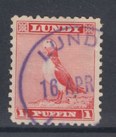#03 Great Britain Lundy Island Puffin Stamp 1957 New Puffin Stamps - Emissions Locales