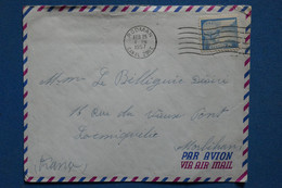 AC1 ETATS UNIS  CANAL ZONE BELLE LETTRE  1957  RODMAN POUR LA  FRANCE + AEROPHILATELIE++   AFFR. PLAISANT - Kanaalzone