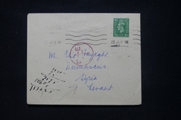 SYRIE - Cachet De Contrôle Postal Des Forces Françaises Libres Sur Enveloppe De Liverpool Pour Damas - L 107393 - Lettres & Documents