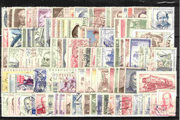 Tchécoslovaquie 1953-1957 Lot Avec Timbres Obliteré - Lots & Serien