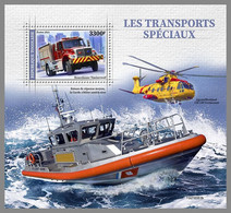 TOGO 2021 MNH Helicopter Hubschrauber Special Transport S/S - OFFICIAL ISSUE - DHQ2140 - Hélicoptères