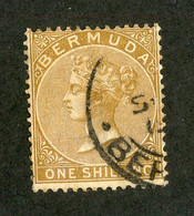 483 Bermuda 1893 Scott #25 Used "Offers Welcome" - Bermudes