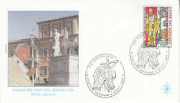 VATICAN 1999 VISITE PAPE JEAN PAUL II EN ITALIE - Macchine Per Obliterare (EMA)