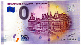 Billet Souvenir - 0 Euro - France - Domaine De Chaumont-Sur-Loire (2020-2) - Privatentwürfe