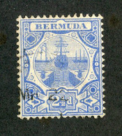 493 Bermuda 1910 Scott #38 Used "Offers Welcome" - Bermudes