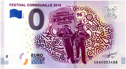 Billet Souvenir - 0 Euro - France - Festival Cornouaille 2019 (2019-2) - Private Proofs / Unofficial