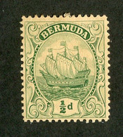 495 Bermuda 1910 Scott #41 Mint "Offers Welcome" - Bermudes