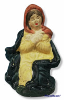 06615 Pastorello Presepe - Statuina In Ceramica - Madonna - Crèches De Noël
