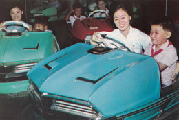 Pyongyang North Korea Amusement Park Postcard - Dodgem Car - Korea (Nord)