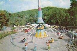 Pyongyang North Korea Amusement Park Postcard - Astro Fighter - Corée Du Nord